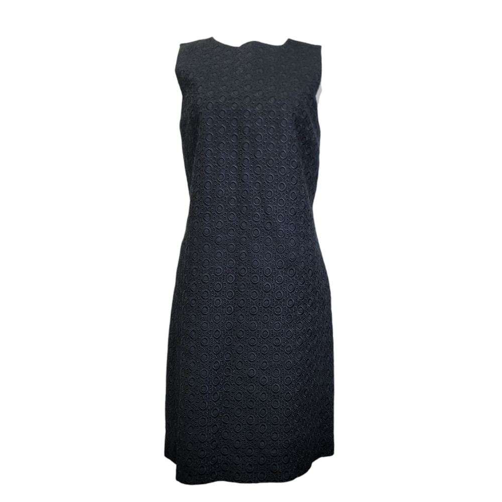 Theory Eyelet print À-line cotton dress